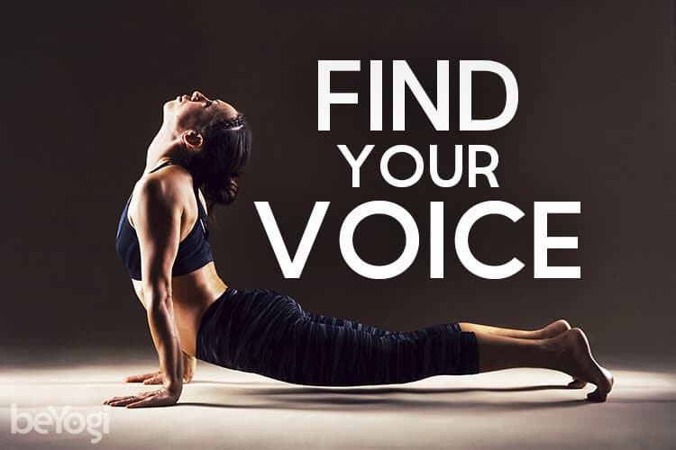 find your yoga teaching voice
