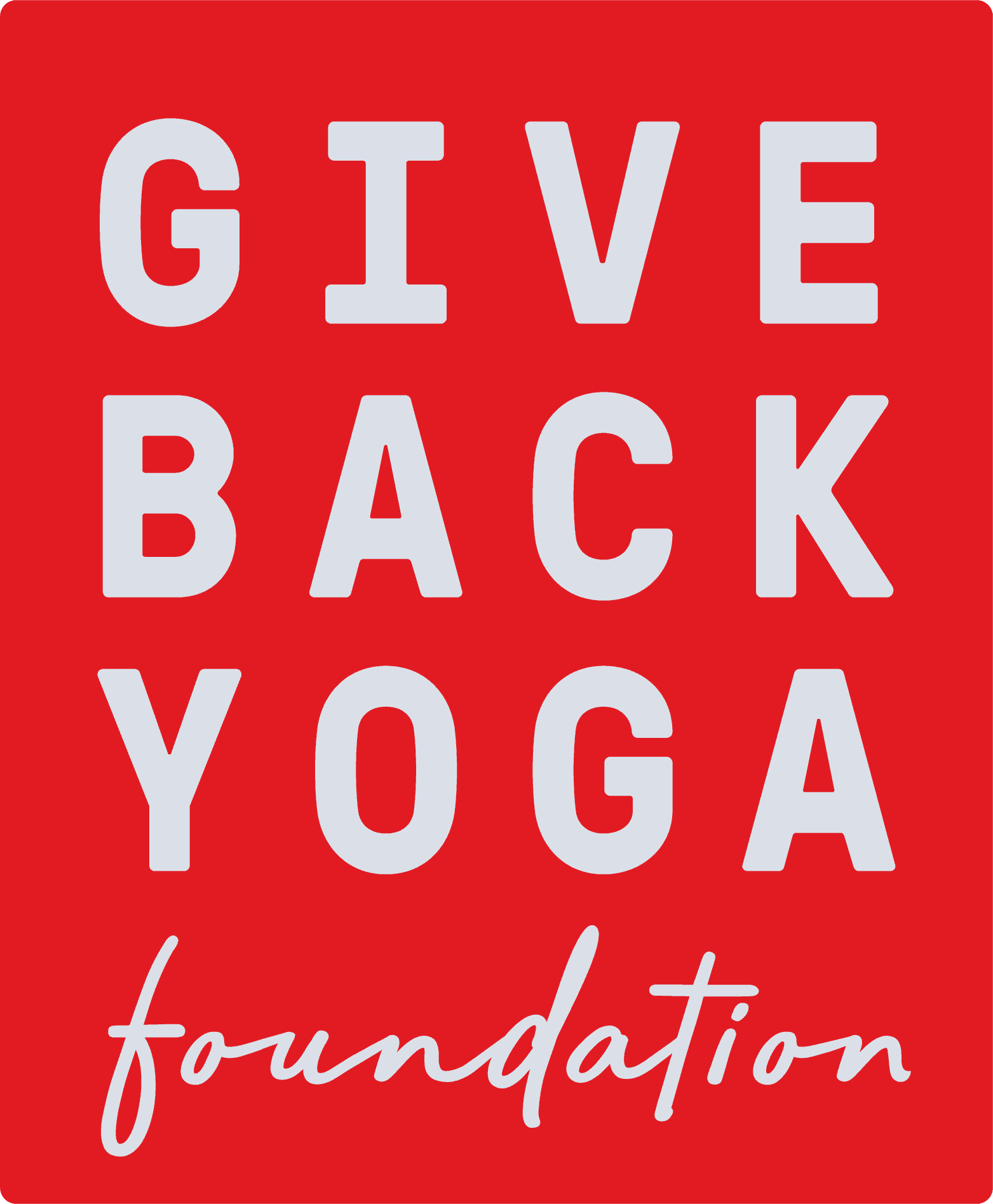 Give back yoga logo