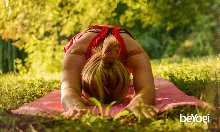 A yogi practices a yoga style that is known to benefit anxiety relief.