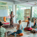 A yoga teacher isn't quite sure about her taxes because of her employment vs independent contractor status.
